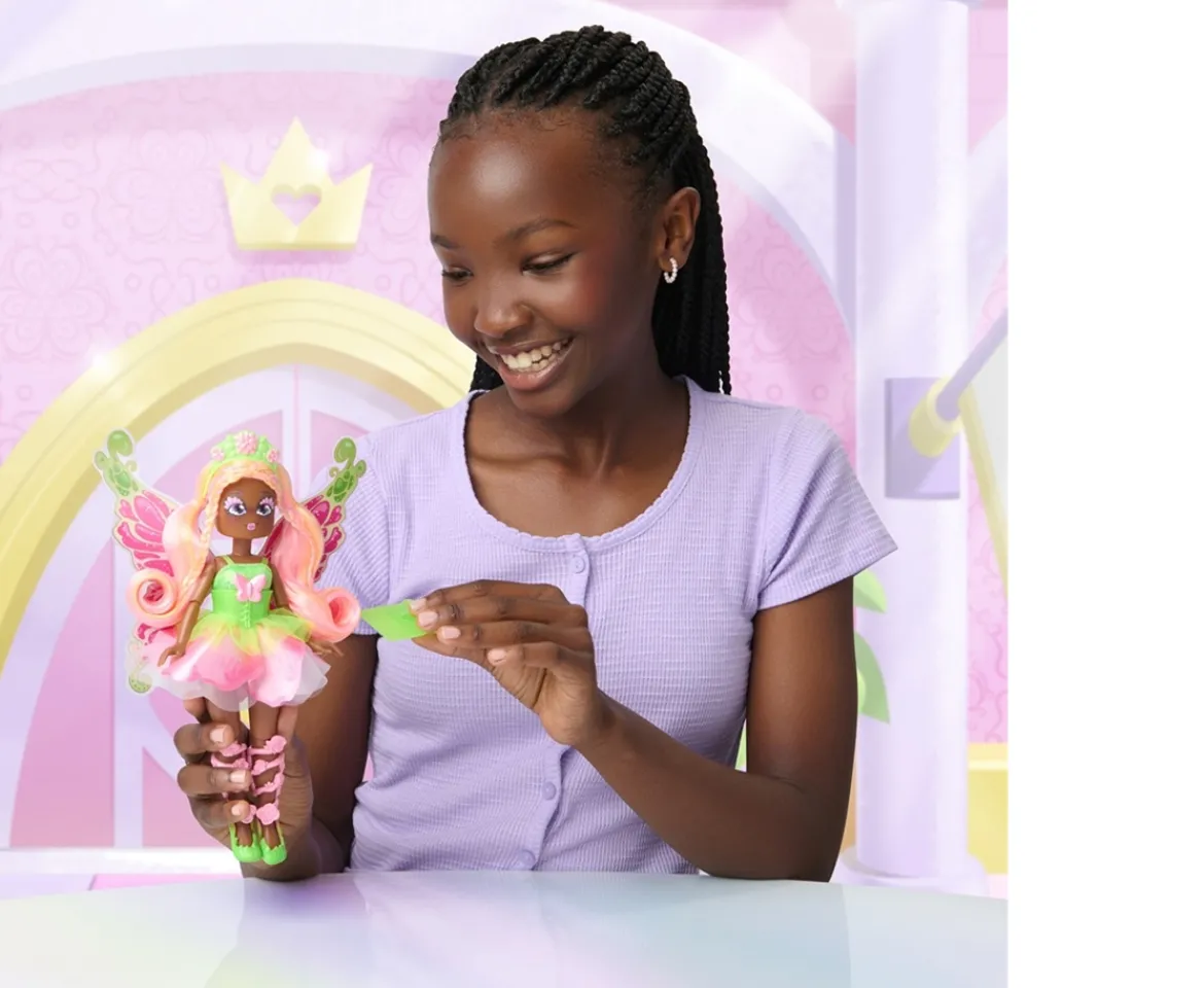 Ken Black Royale High 9” Fashion Doll - Posey the Nature Fairy, Wave 1, Series 1 - Fairy Journal, Comb, and Vi| Dolls & Dollhouses