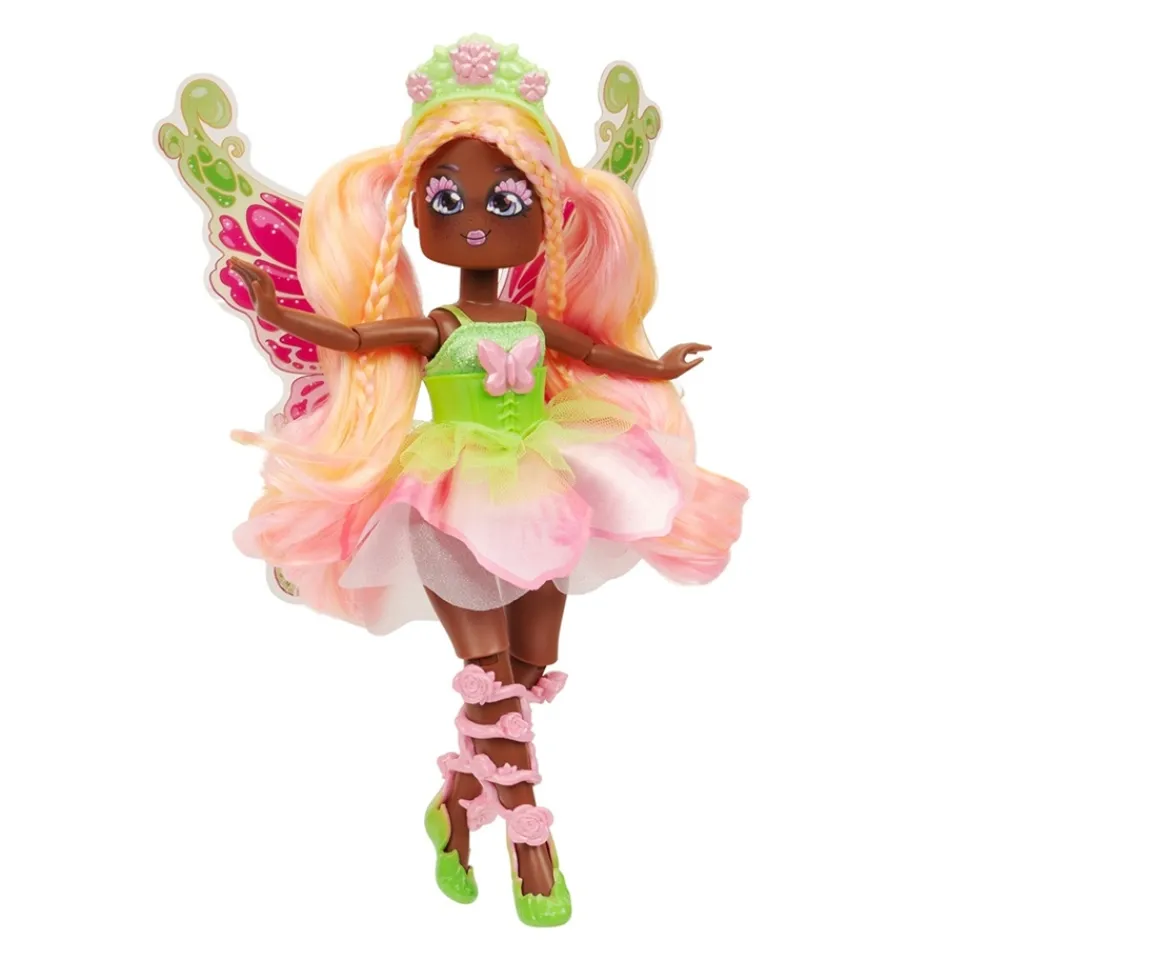 Ken Black Royale High 9” Fashion Doll - Posey the Nature Fairy, Wave 1, Series 1 - Fairy Journal, Comb, and Vi| Dolls & Dollhouses