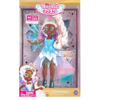 Ken Black Royale High 9” Fashion Doll - Chromae the Ice Fairy, Wave 1, Series 1 - Fairy Journal, Comb, and Vir| Dolls & Dollhouses