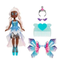 Ken Black Royale High 9” Fashion Doll - Chromae the Ice Fairy, Wave 1, Series 1 - Fairy Journal, Comb, and Vir| Dolls & Dollhouses