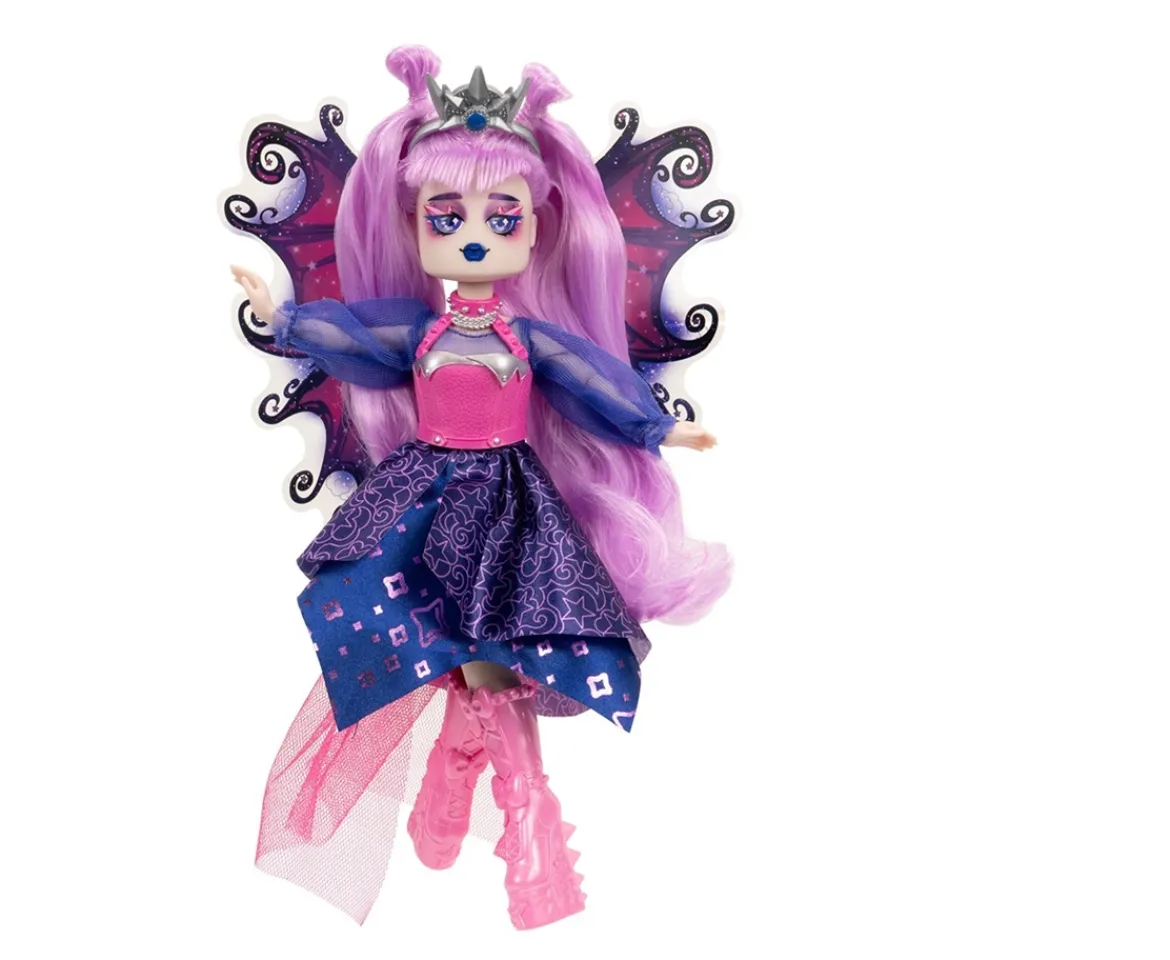 Ken Black Royale High 9” Fashion Doll - Avrilla the Dark Fairy, Wave 1, Series 1 - Fairy Journal, Comb, and Vi| Dolls & Dollhouses