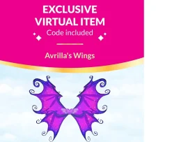 Ken Black Royale High 9” Fashion Doll - Avrilla the Dark Fairy, Wave 1, Series 1 - Fairy Journal, Comb, and Vi| Dolls & Dollhouses