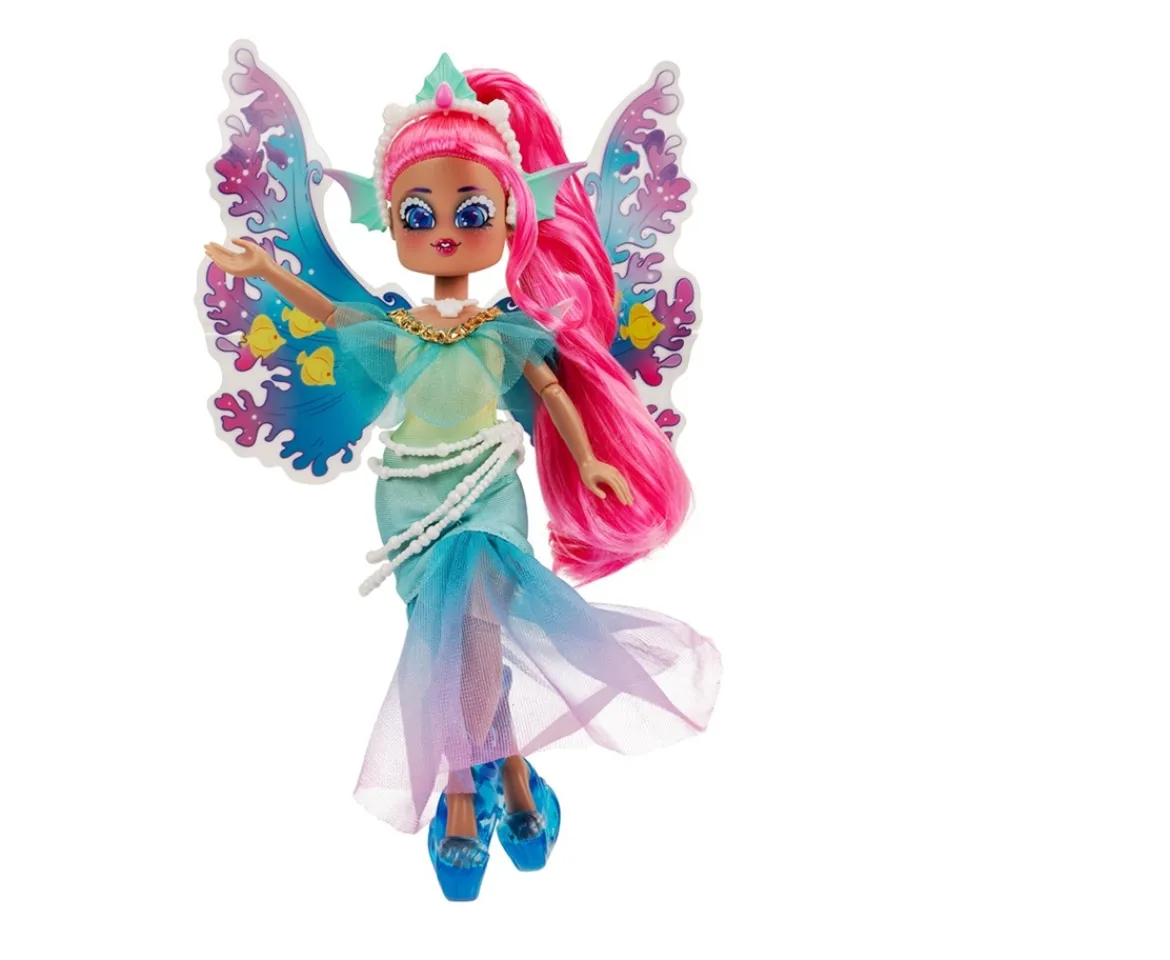Ken Black Royale High 9” Fashion Doll - Mermia the Water Fairy, Wave 1, Series 1 - Fairy Journal, Comb, and Vi| Dolls & Dollhouses