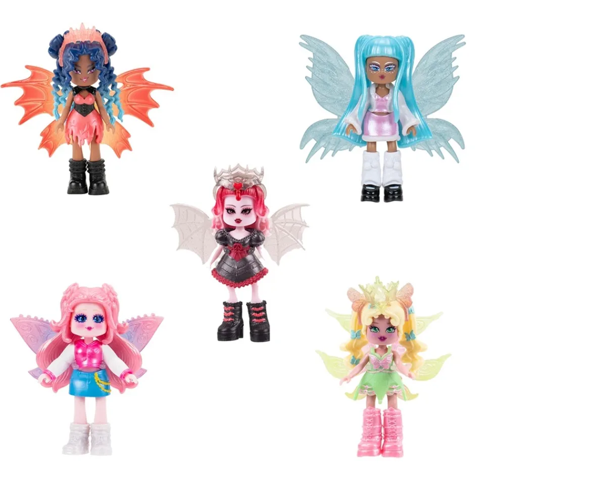 Ken Black Royale High 3” Fashion Dolls Assortment - 1 Figure with 9 Fashion Accessories - Virtual Item Code In| Dolls & Dollhouses