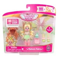 Ken Black Royale High 3” Fashion Dolls Assortment - 1 Figure with 9 Fashion Accessories - Virtual Item Code In| Dolls & Dollhouses