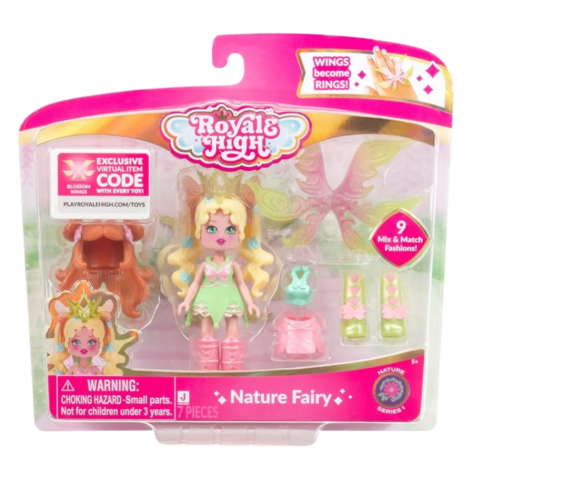 Ken Black Royale High 3” Fashion Dolls Assortment - 1 Figure with 9 Fashion Accessories - Virtual Item Code In| Dolls & Dollhouses