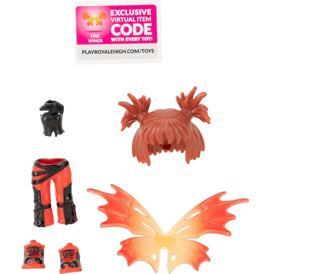 Ken Black Royale High 3” Fashion Dolls Assortment - 1 Figure with 9 Fashion Accessories - Virtual Item Code In| Dolls & Dollhouses