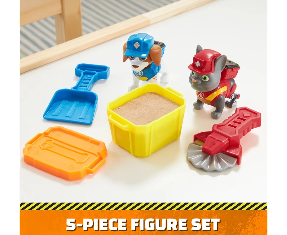 Ken Black Rubble & Crew Charger and Wheeler Action Figures Set| Preschool & Electronic Learning