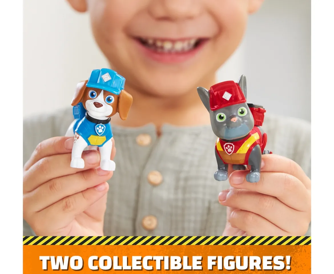 Ken Black Rubble & Crew Charger and Wheeler Action Figures Set| Preschool & Electronic Learning