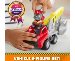 Ken Black Rubble & Crew Charger’s Crane Grabber Toy Truck| Preschool & Electronic Learning