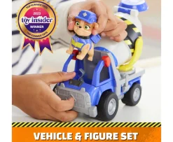 Ken Black Rubble & Crew Mix’s Cement Mixer Toy Truck| Preschool & Electronic Learning