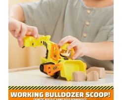 Ken Black Rubble & Crew Rubble’s Bulldozer Toy Truck| Preschool & Electronic Learning