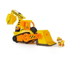 Ken Black Rubble and Crew Barkyard Deluxe Bulldozer Construction Truck  and Rubble Action Figure| Preschool & Electronic Learning