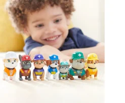 Ken Black Rubble and Crew Construction Family Figure Gift Pack| Preschool & Electronic Learning