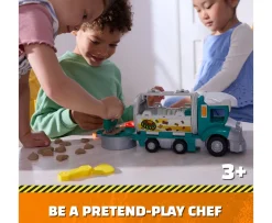 Ken Black Rubble and Crew, Growlin’ Grub Food Truck Kinetic Sand Playset| Preschool & Electronic Learning