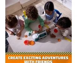 Ken Black Rubble and Crew, Growlin’ Grub Food Truck Kinetic Sand Playset| Preschool & Electronic Learning