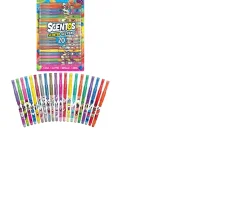Ken Black Scentos Gel Pens 20 Pack| Art & Crafts