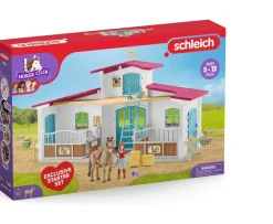 Ken Black Schleich Horse Club 72222 Lakeside Riding Center Starter Set| Farm Model Vehicles & Playsets