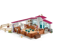 Ken Black Schleich Horse Club 42639 Peppertree Riding Arena Playset| Farm Model Vehicles & Playsets