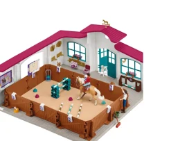Ken Black Schleich Horse Club 42639 Peppertree Riding Arena Playset| Farm Model Vehicles & Playsets