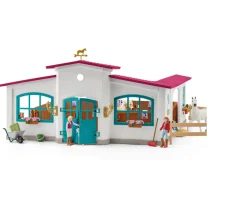 Ken Black Schleich Horse Club 42639 Peppertree Riding Arena Playset| Farm Model Vehicles & Playsets