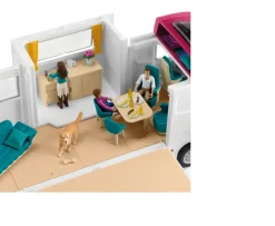 Ken Black Schleich Horse Club Transporter Set with 3 Horses & 3 Figures| Farm Model Vehicles & Playsets
