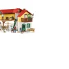 Ken Black Schleich Large Farmhouse with Stable and Animals 4| Action Figures & Playsets|Farm Model Vehicles & Playsets