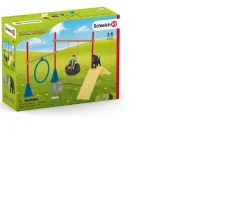 Ken Black Schleich Puppy Agility Training Set 42536| Action Figures & Playsets