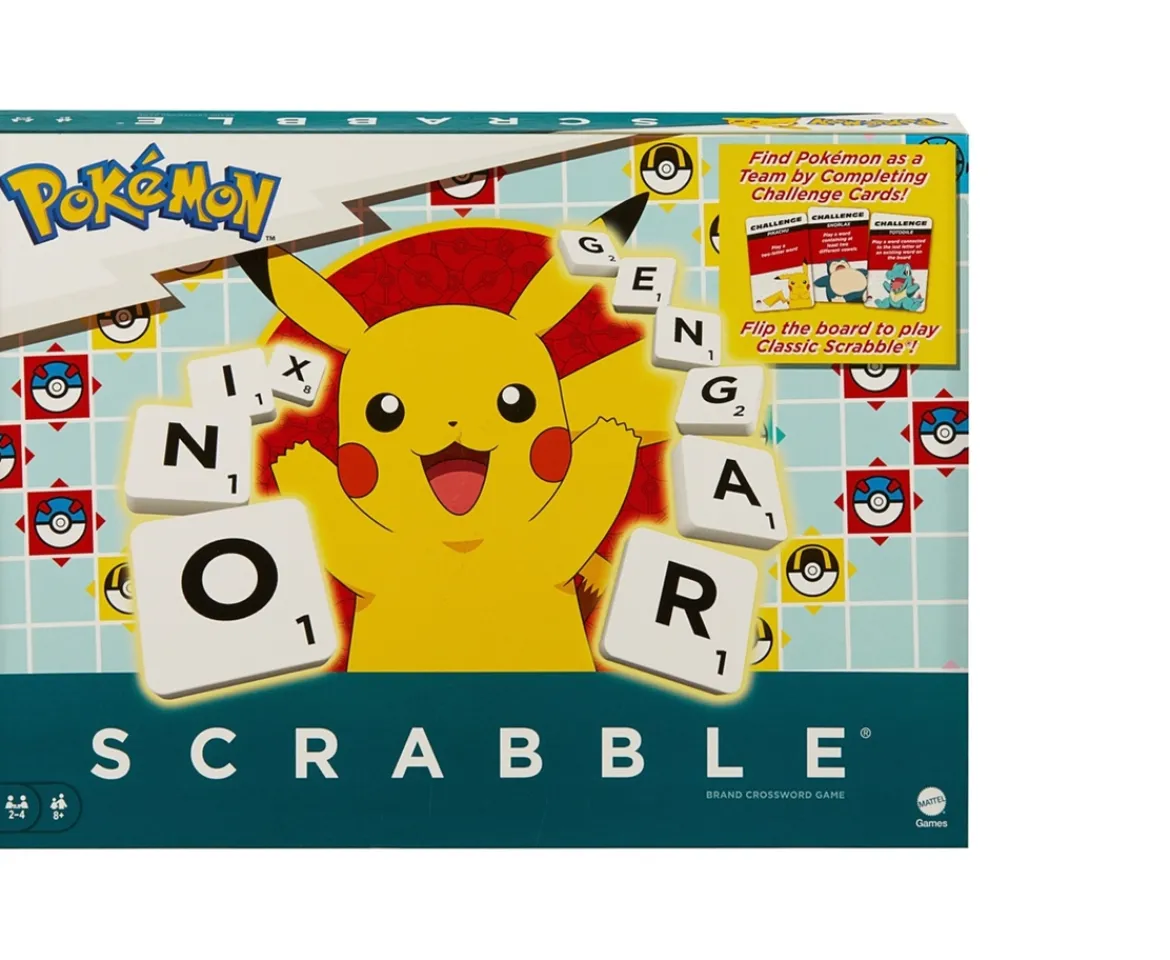Ken Black Scrabble Pokémon 2-in-1 Game| Board Games