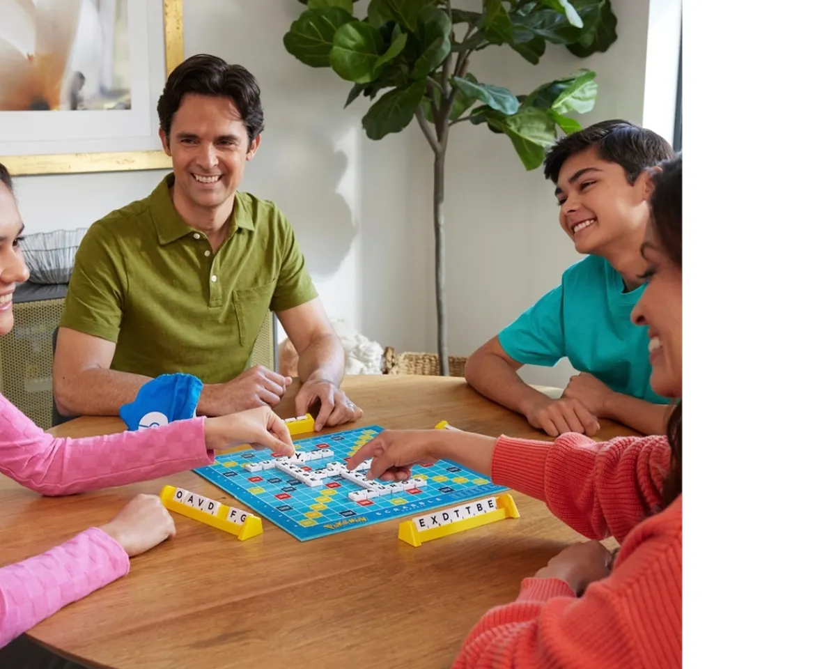 Ken Black Scrabble Pokémon 2-in-1 Game| Board Games