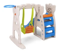Ken Black Scramble N Slide Play Center| Swings & Slides