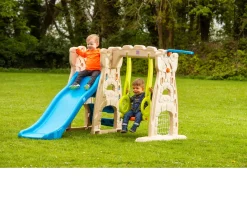 Ken Black Scramble N Slide Play Center| Swings & Slides