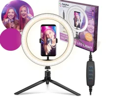 Ken Black Selfie Ring LEG Light with Phone Holder| Gaming Accessories|Imaginative Play