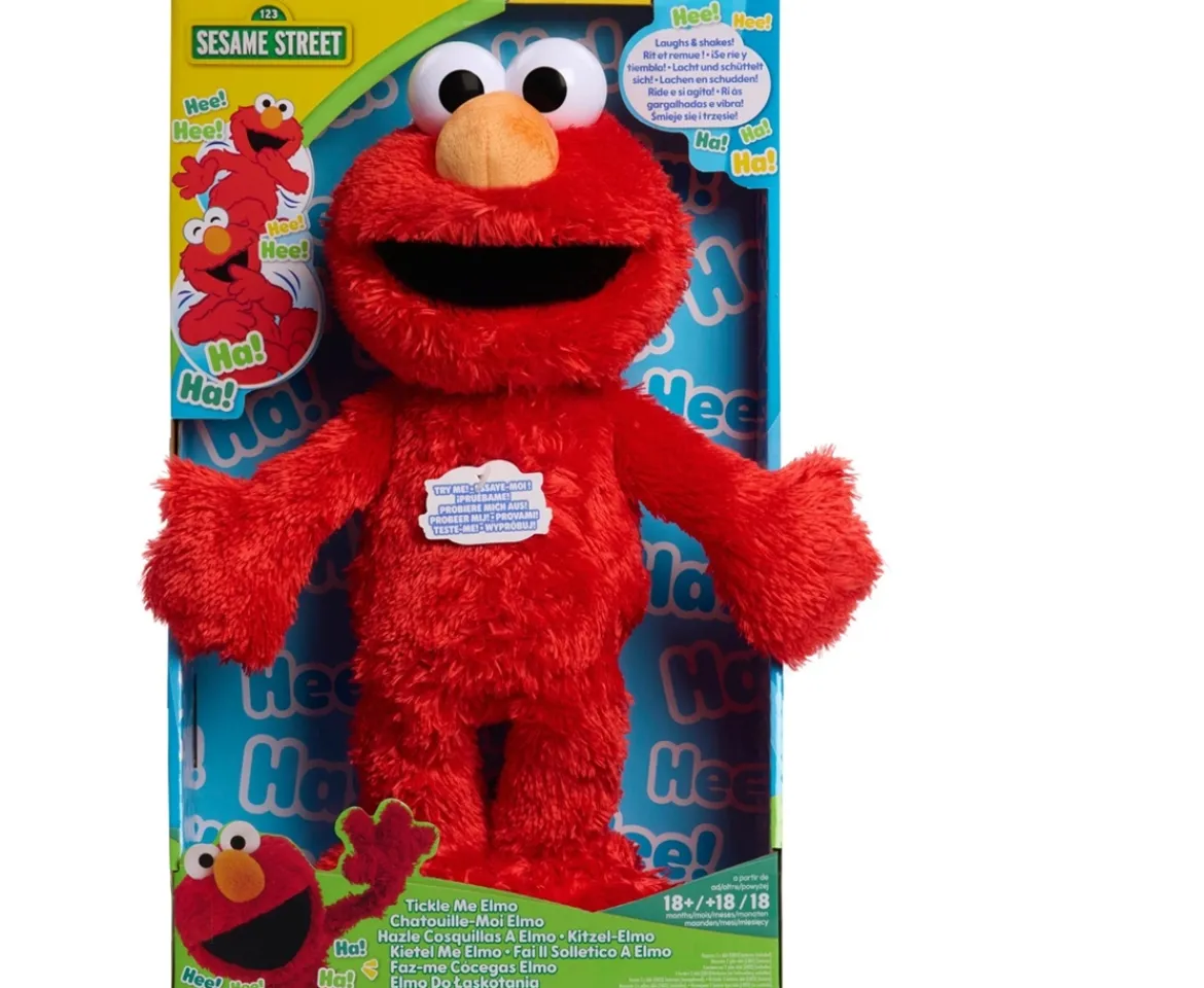 Ken Black Sesame Street Tickle Me Elmo| Soft Toys