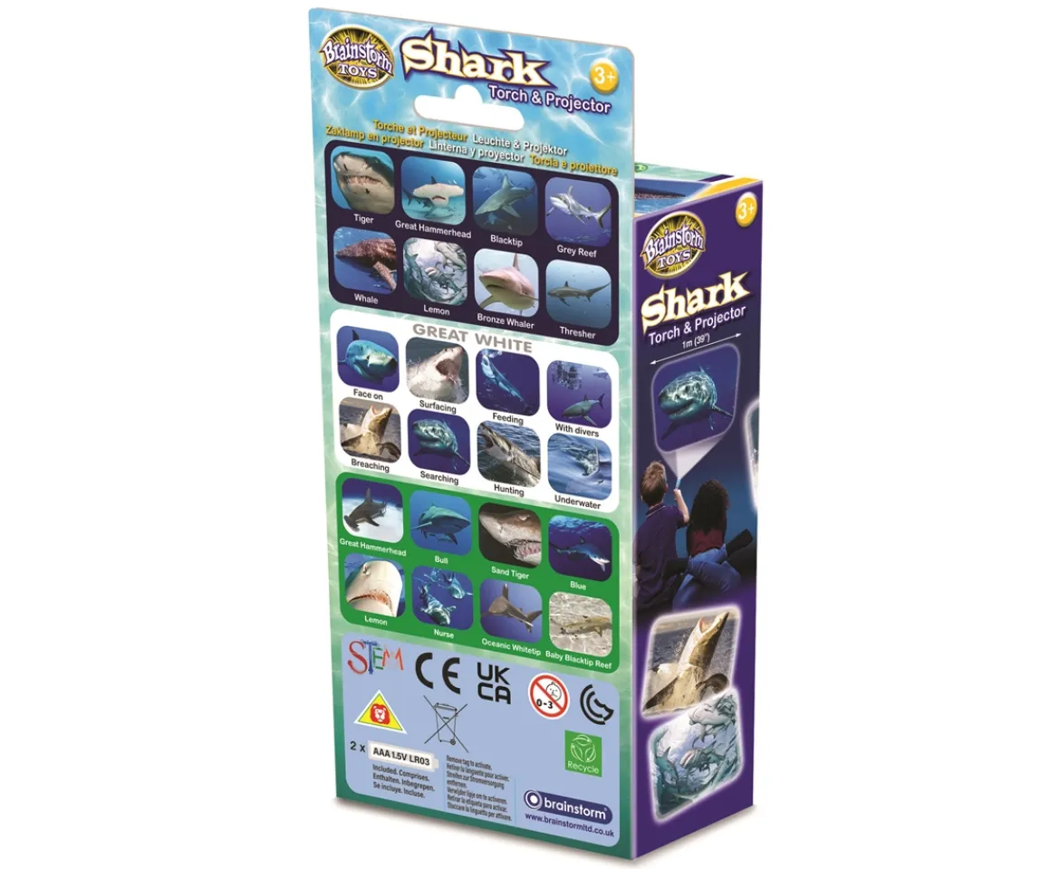 Ken Black Shark Torch and Projector| Science & Discovery