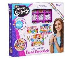 Ken Black Shimmer N Sparkle ABC Fashion Bead Bracelets| Art & Crafts