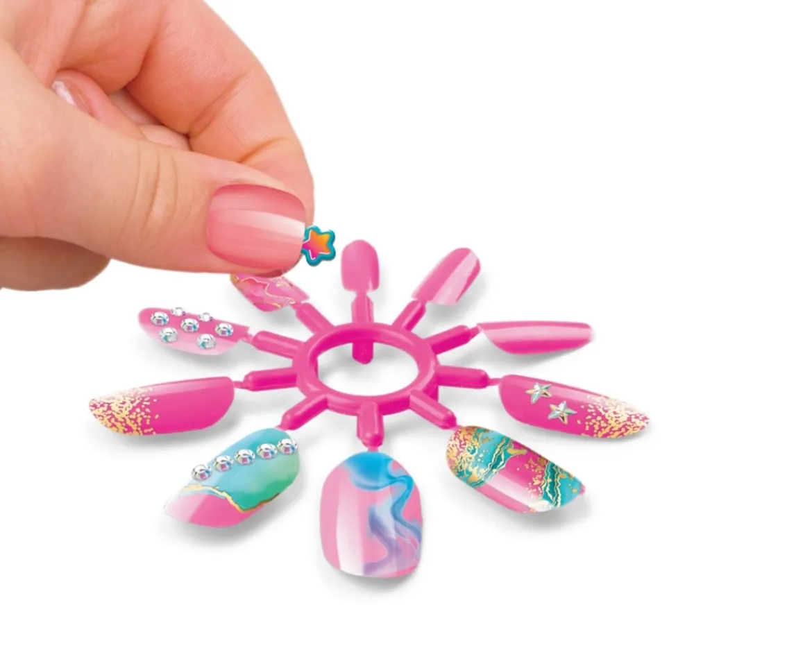 Ken Black Shimmer 'N Sparkle Trendy Tips Nail Expressions| Art & Crafts