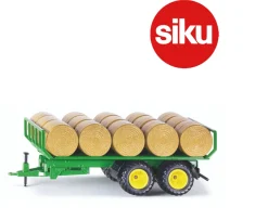 Ken Black Siku 1:32 Trailer with Round Bales 2891| Farm Model Vehicles & Playsets