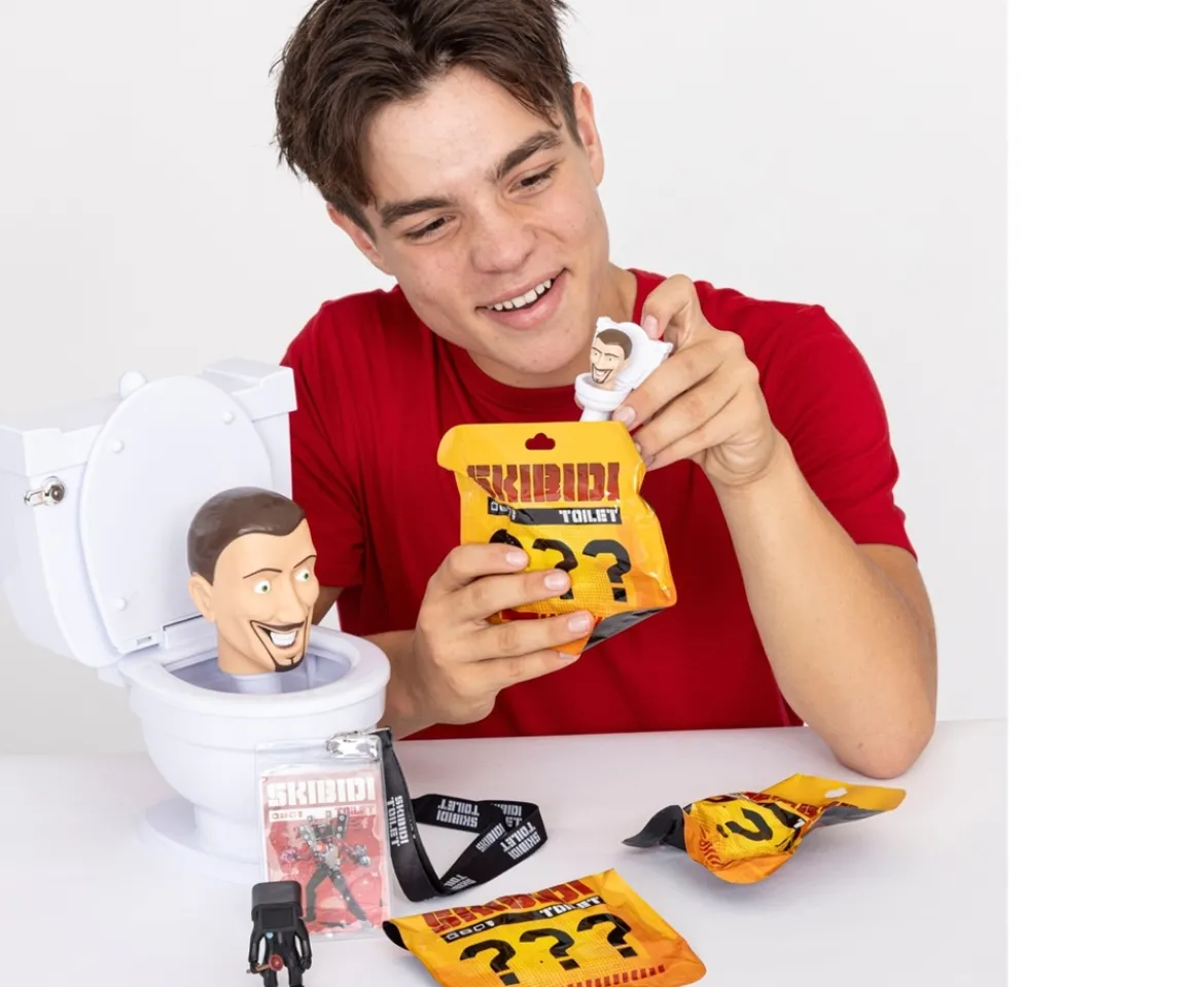 Ken Black Skibidi Toilet Mystery Surprise Toilet Series 1| Action Figures & Playsets