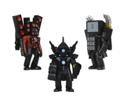 Ken Black Skibidi Toilet Titan 3 Pack| Action Figures & Playsets