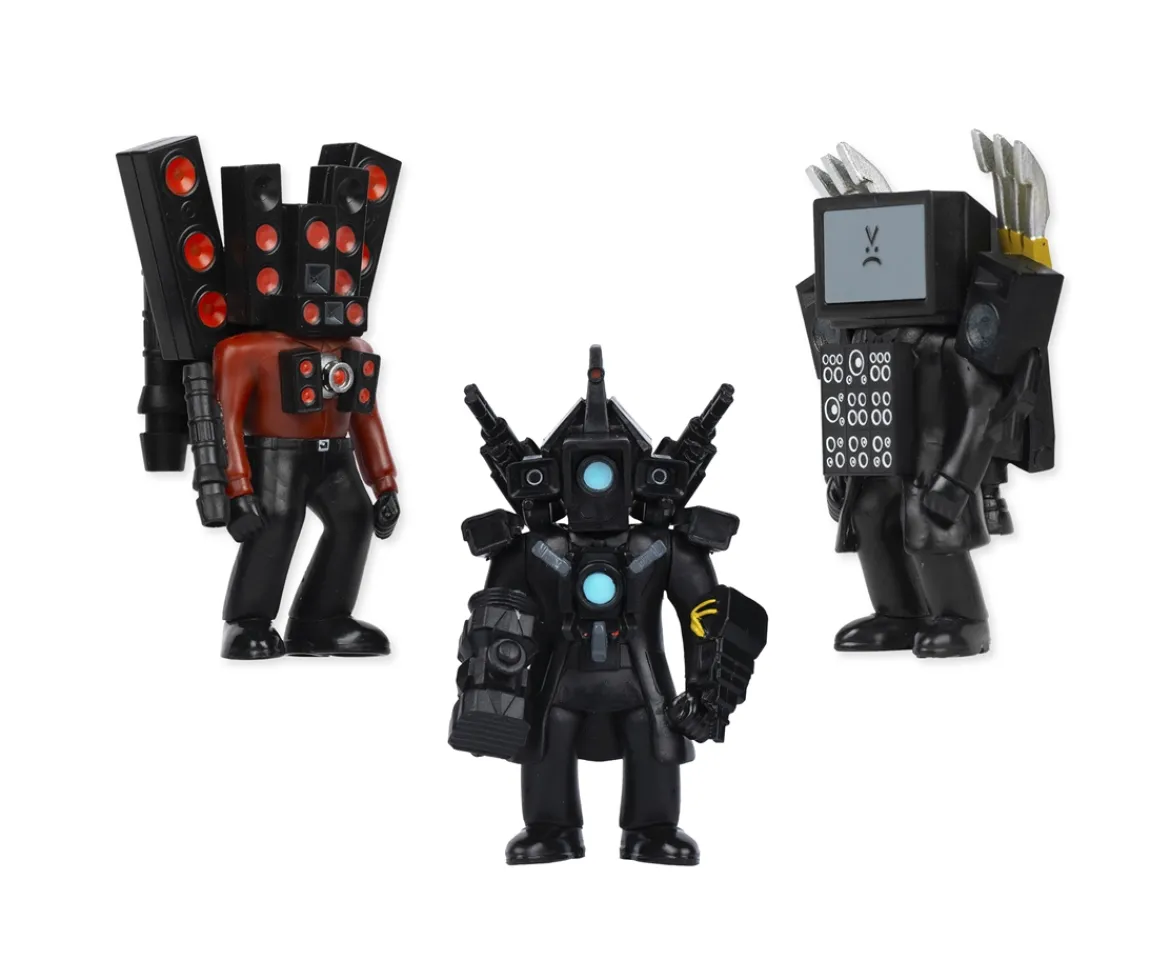 Ken Black Skibidi Toilet Titan 3 Pack| Action Figures & Playsets