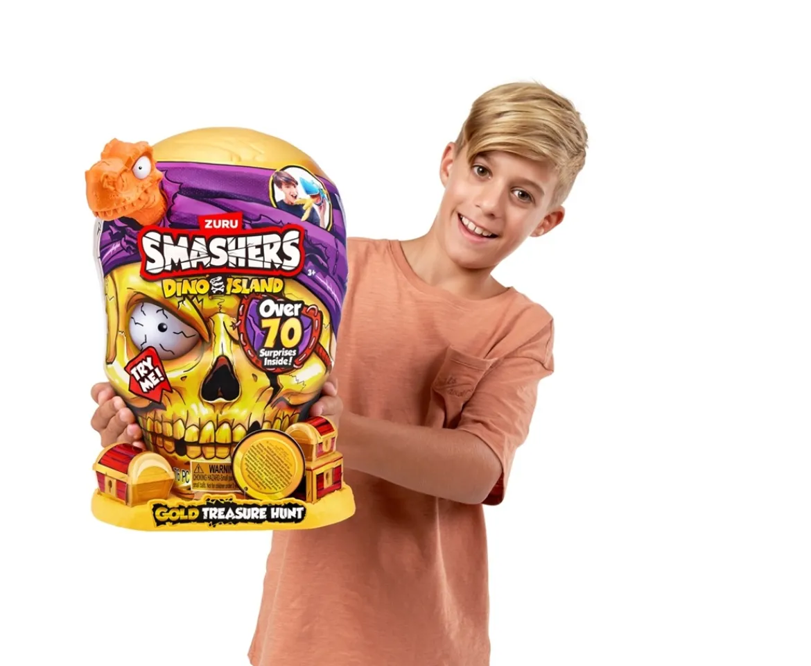 Ken Black Smashers Dino Island Gold Treasure Hunt Set Assortment by ZURU| Action Figures & Playsets