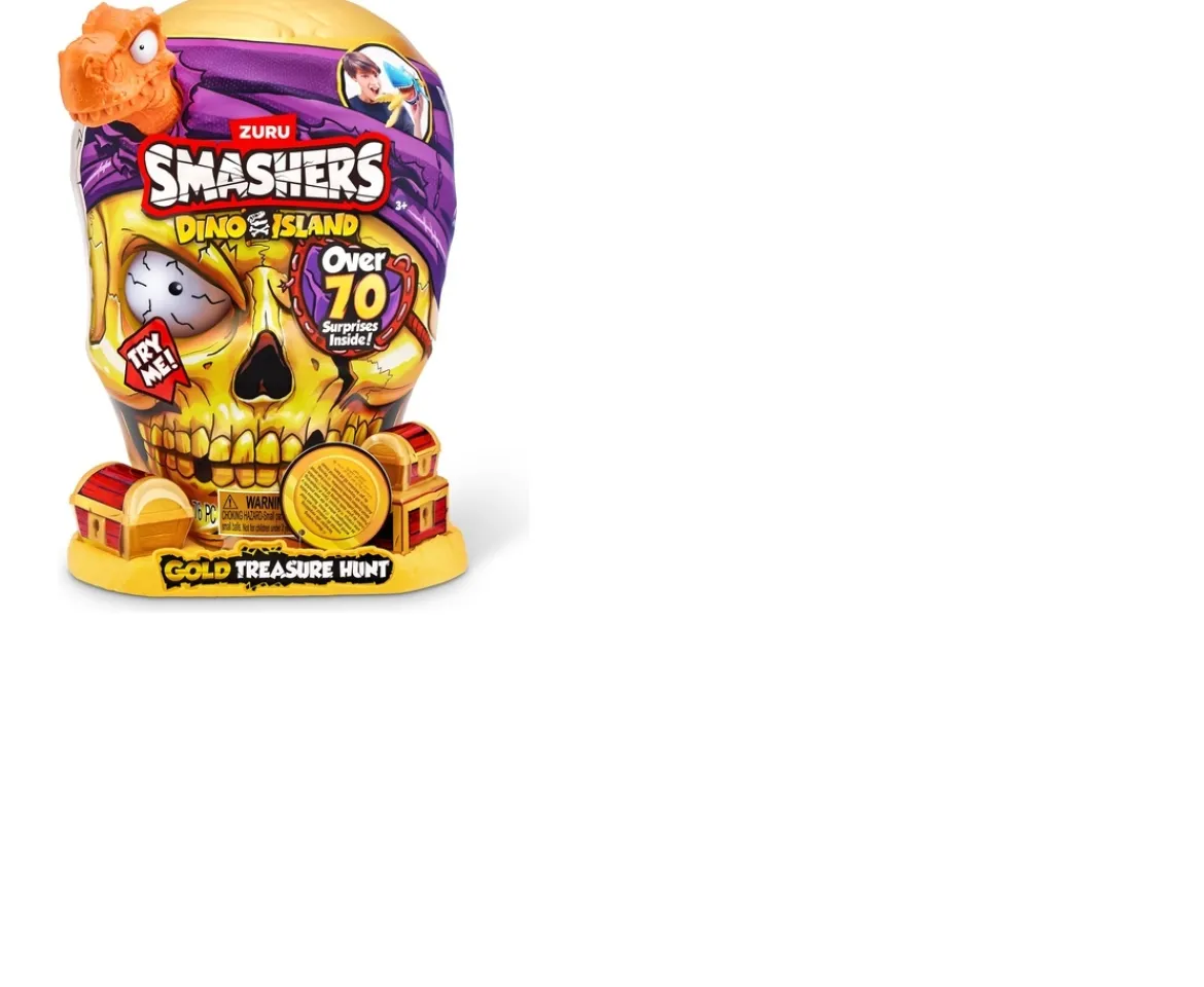 Ken Black Smashers Dino Island Gold Treasure Hunt Set Assortment by ZURU| Action Figures & Playsets