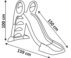 Ken Black Smoby Red 5ft Slide| Swings & Slides