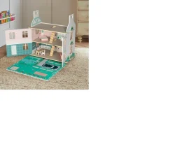 Ken Black Sofie's Wooden Doll House with Furniture| Wooden Toys|Dolls & Dollhouses