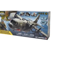 Ken Black Soldier Force Lights and Sounds Hercules Cargo Plane Set| Action Figures & Playsets
