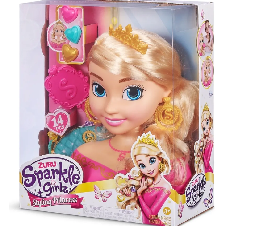 Ken Black Sparkle Girlz Princess Hair Styling Head By ZURU| Dolls & Dollhouses