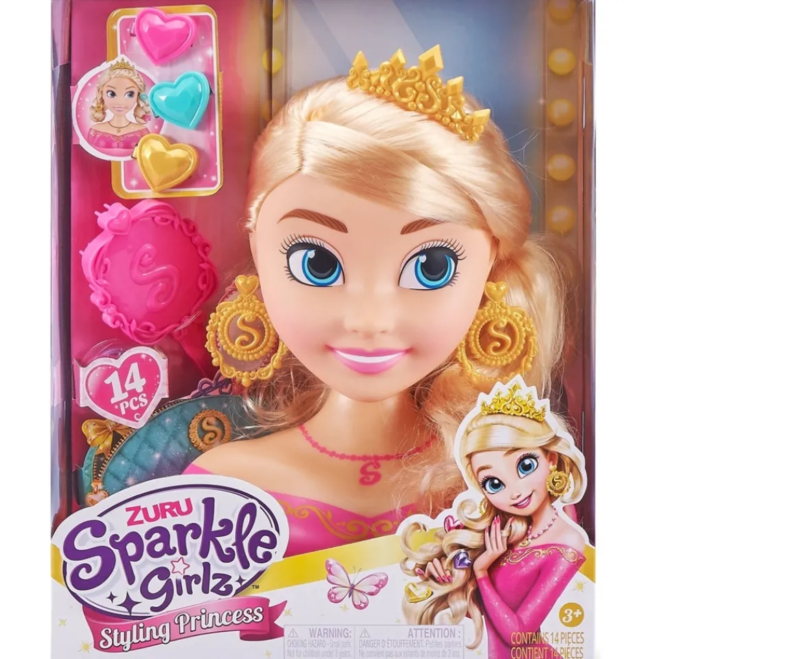 Ken Black Sparkle Girlz Princess Hair Styling Head By ZURU| Dolls & Dollhouses
