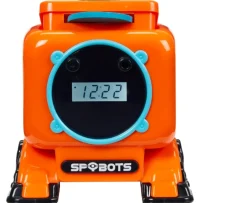 Ken Black Spybots Clockbot Disc-Shooting Robot Alarm Clock| Action Figures & Playsets