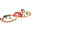 Ken Black Squirrel Play 35 Piece Wooden Train Set| Wooden Toys|Preschool & Electronic Learning
